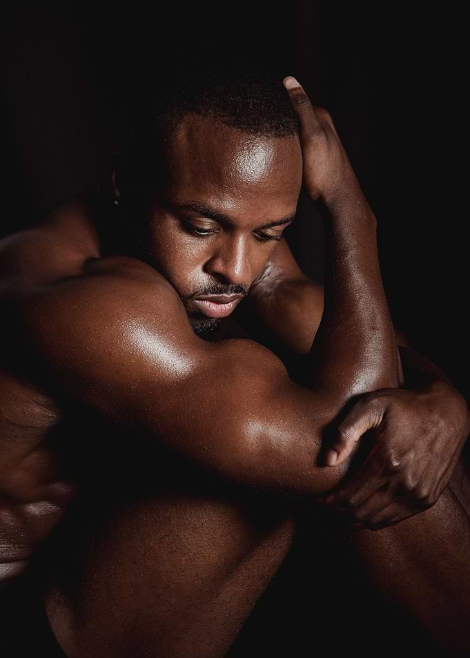 Black male model
