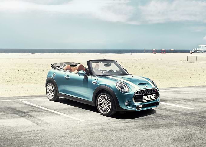 Mini Cooper Blue Green
