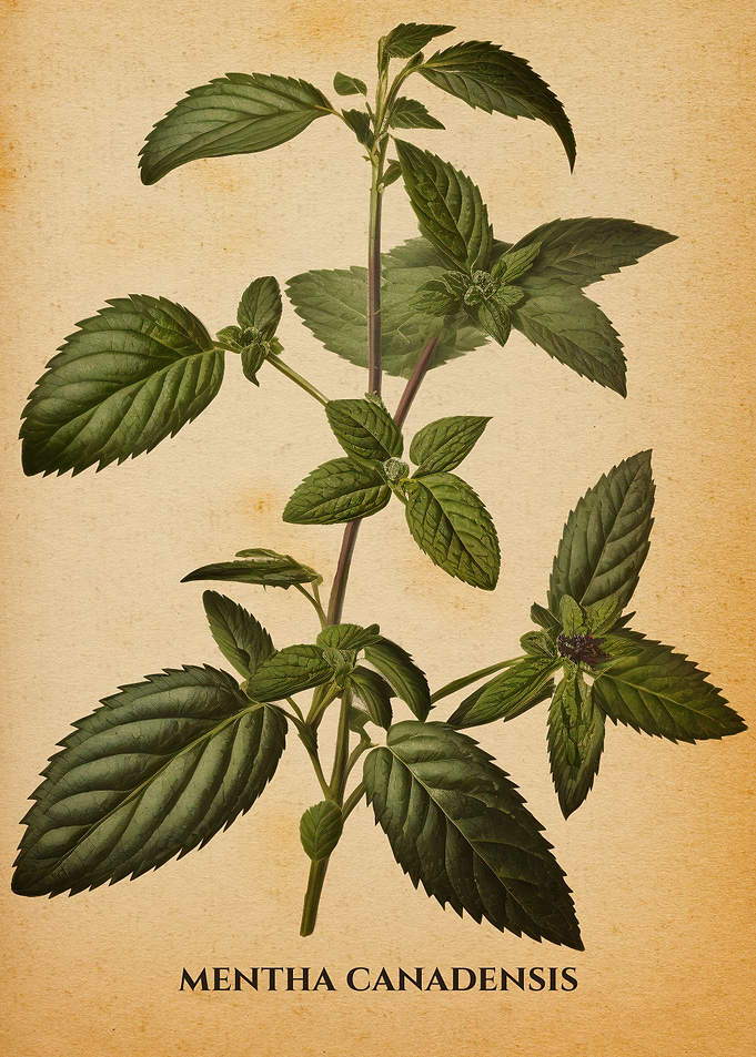 Mint mentha canadensis