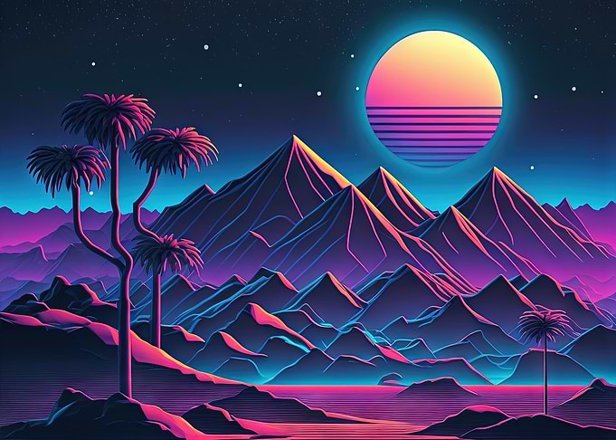Ethereal Mountain Oasis
