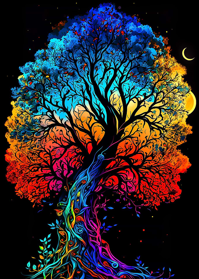 Tree Colorful