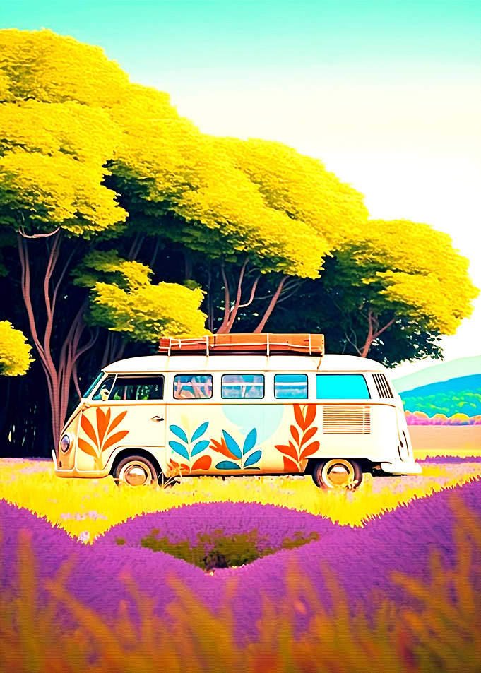 Journey with bus