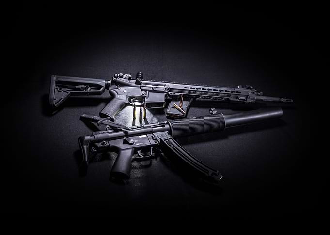 Assault rifle and MP5