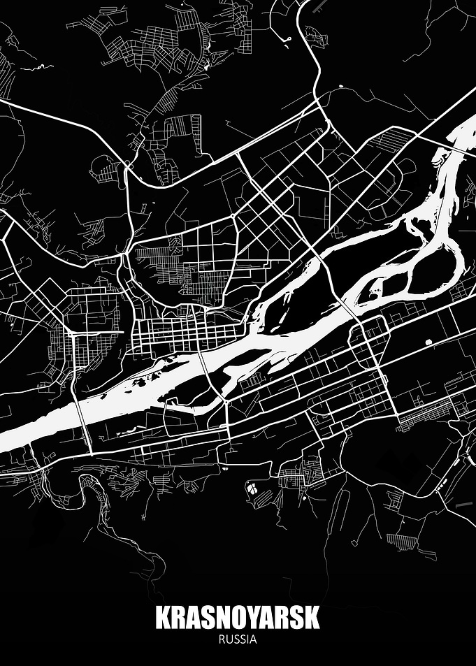 Krasnoyarsk Russia Map