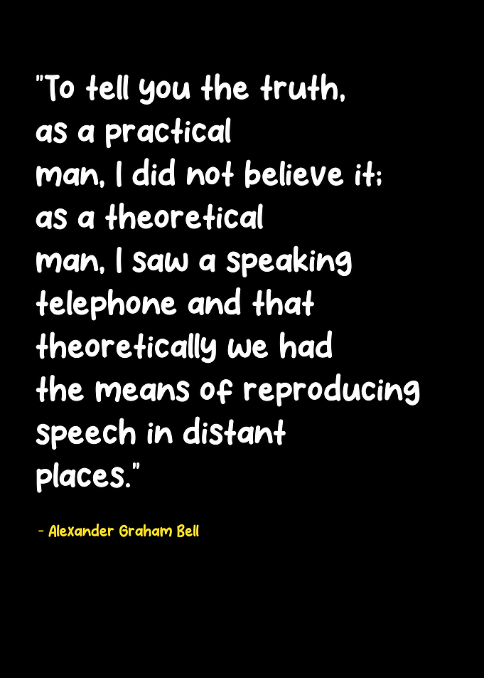 Graham bell quotes