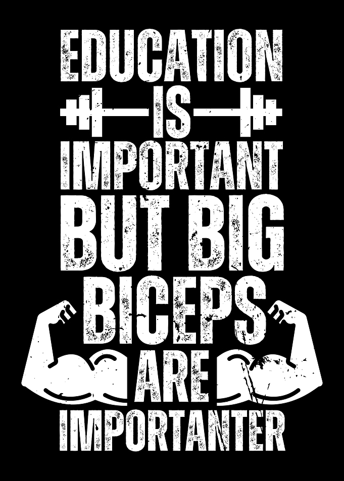 Big Biceps Importanter Gym