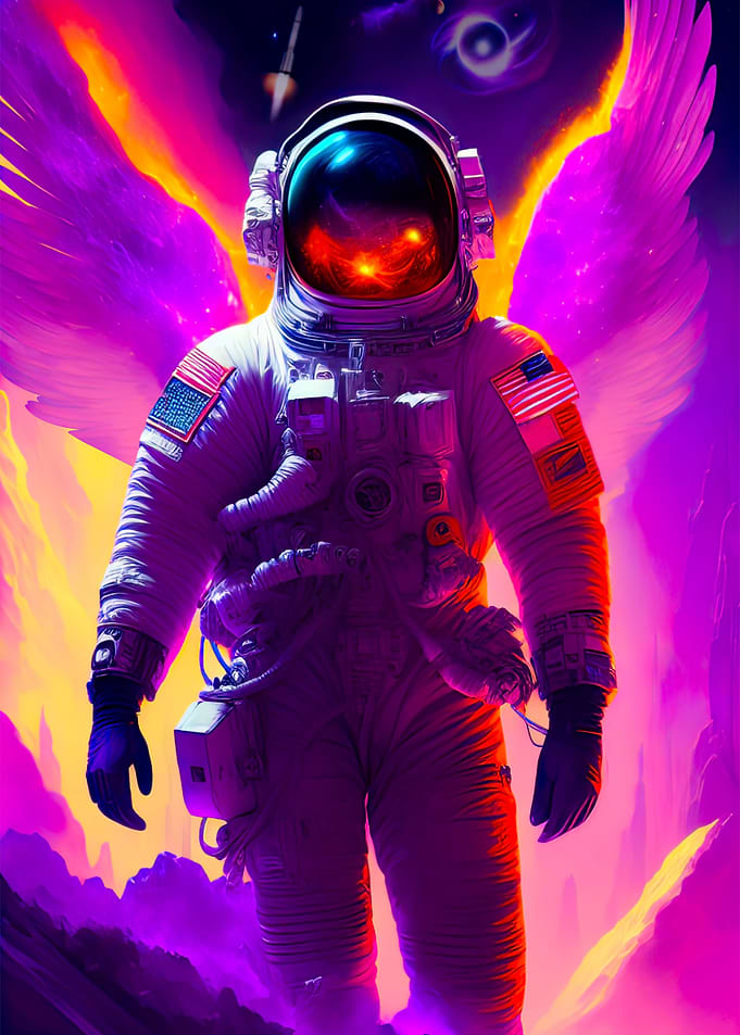 Angelic Astronaut