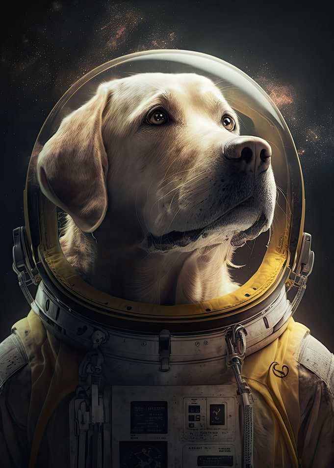 Labrador Astronaut
