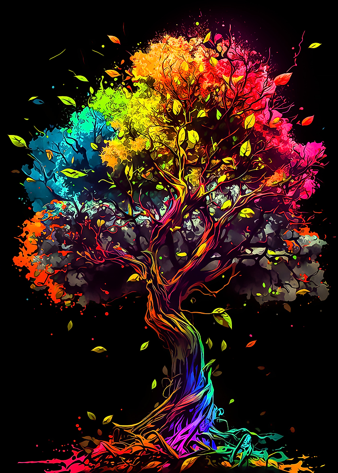 Tree Colorful