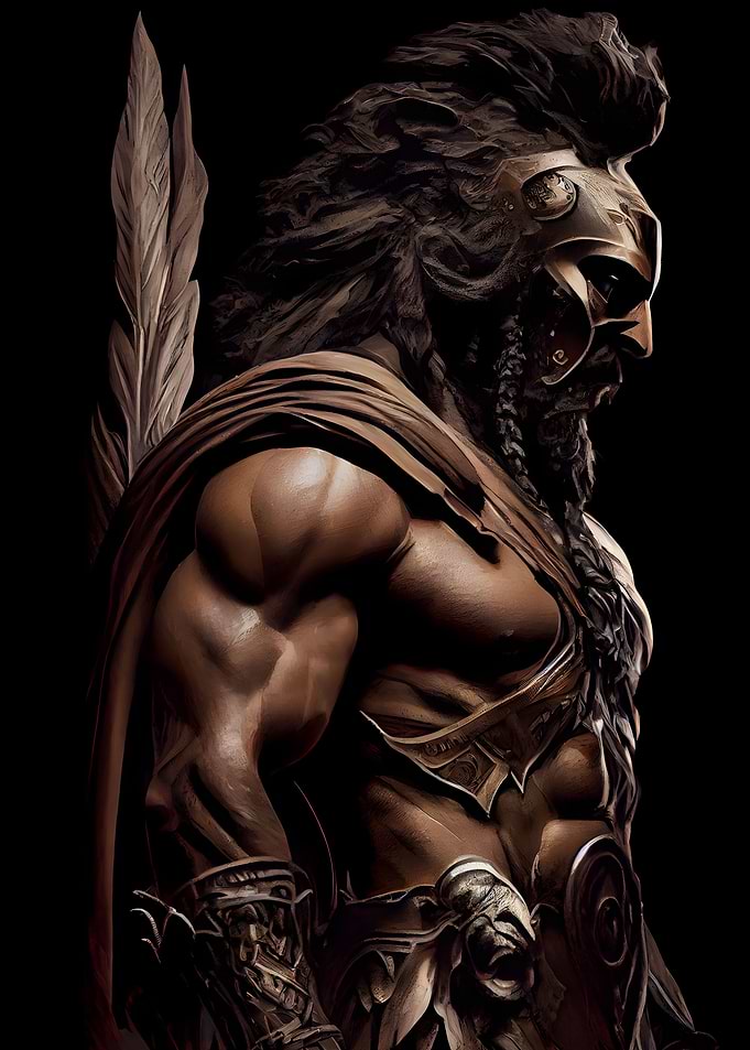 Lonely warrior
