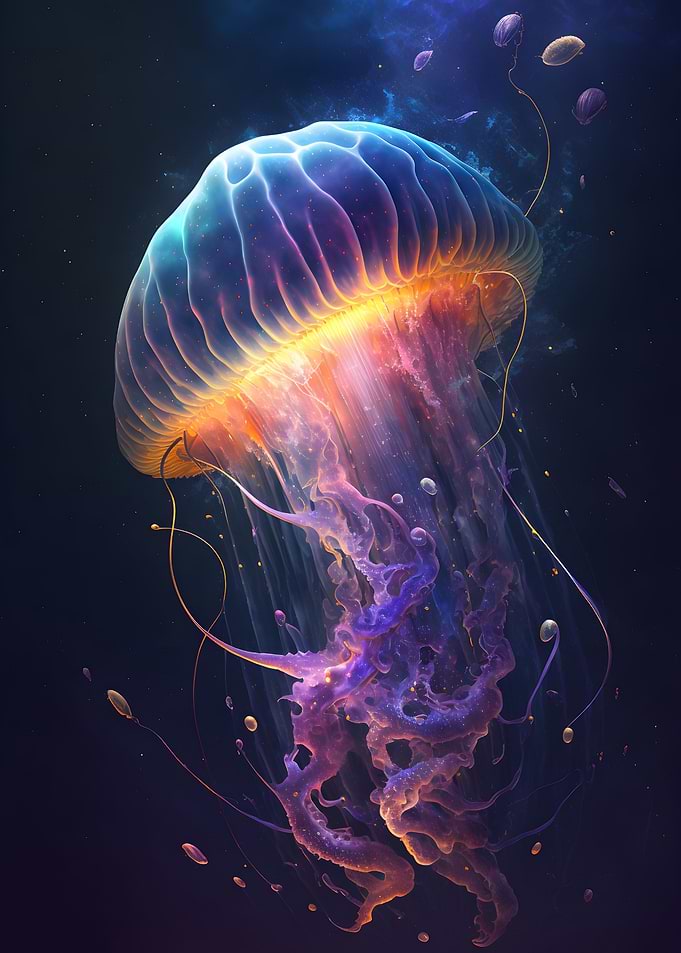 Galaxy Jellyfish