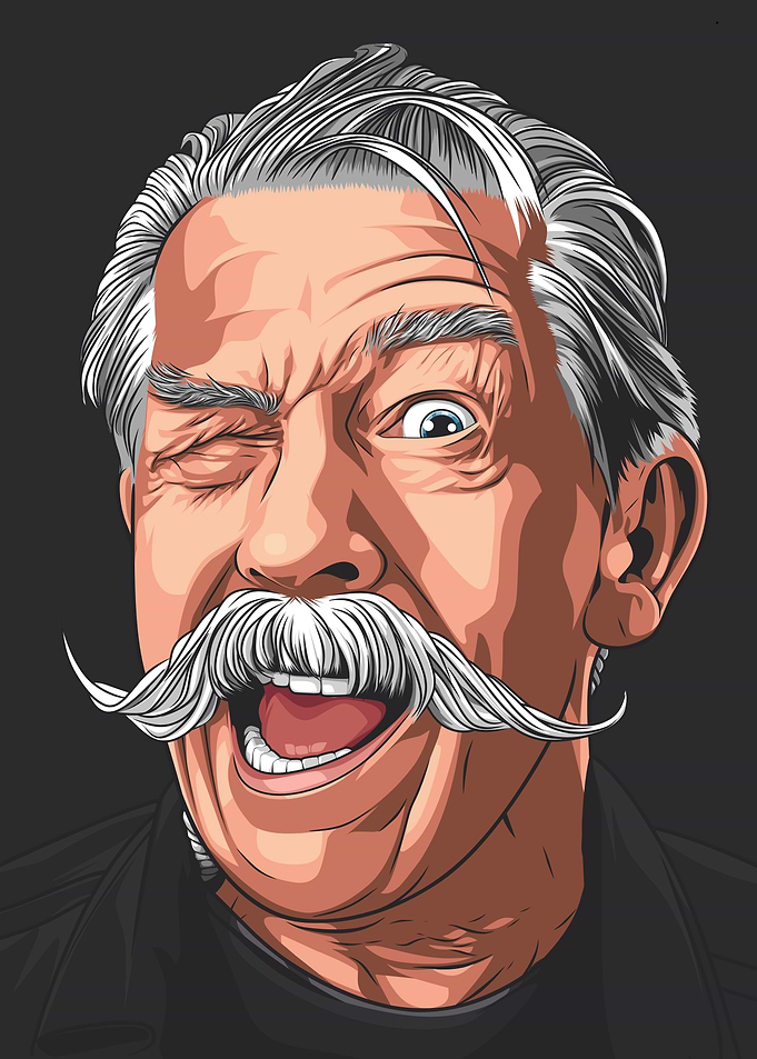John Hurt Vektor Art