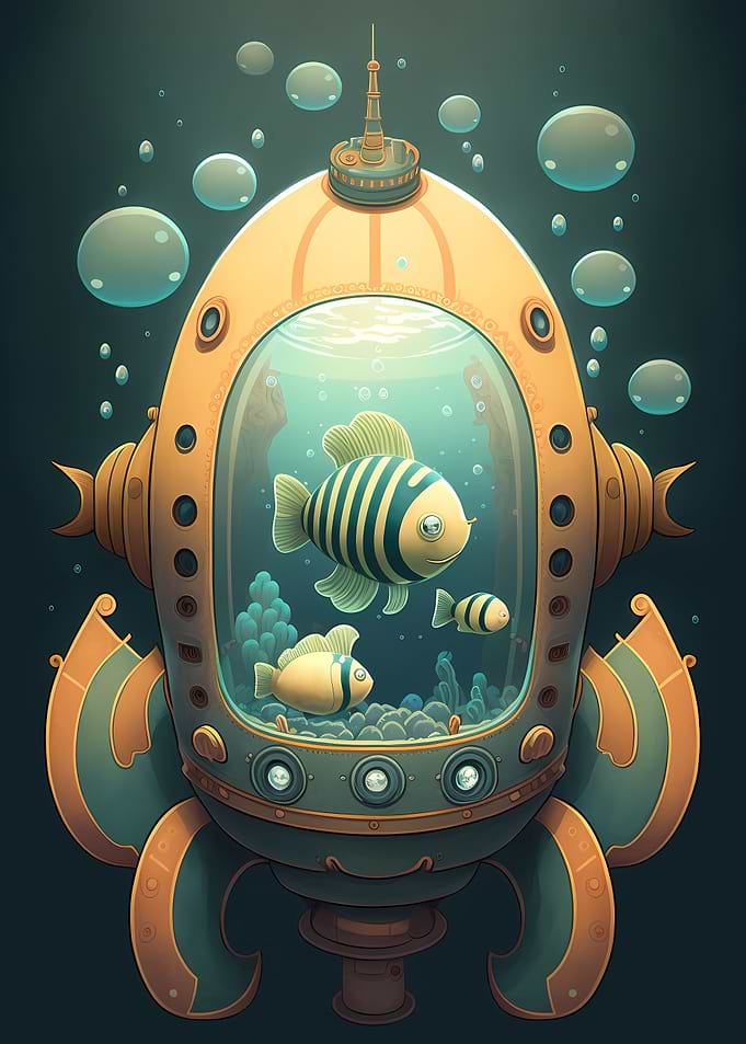 Futuristic Submarine