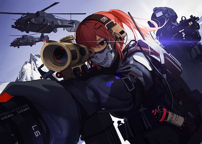 Anime girl special force