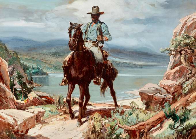 Cowboy On The Road