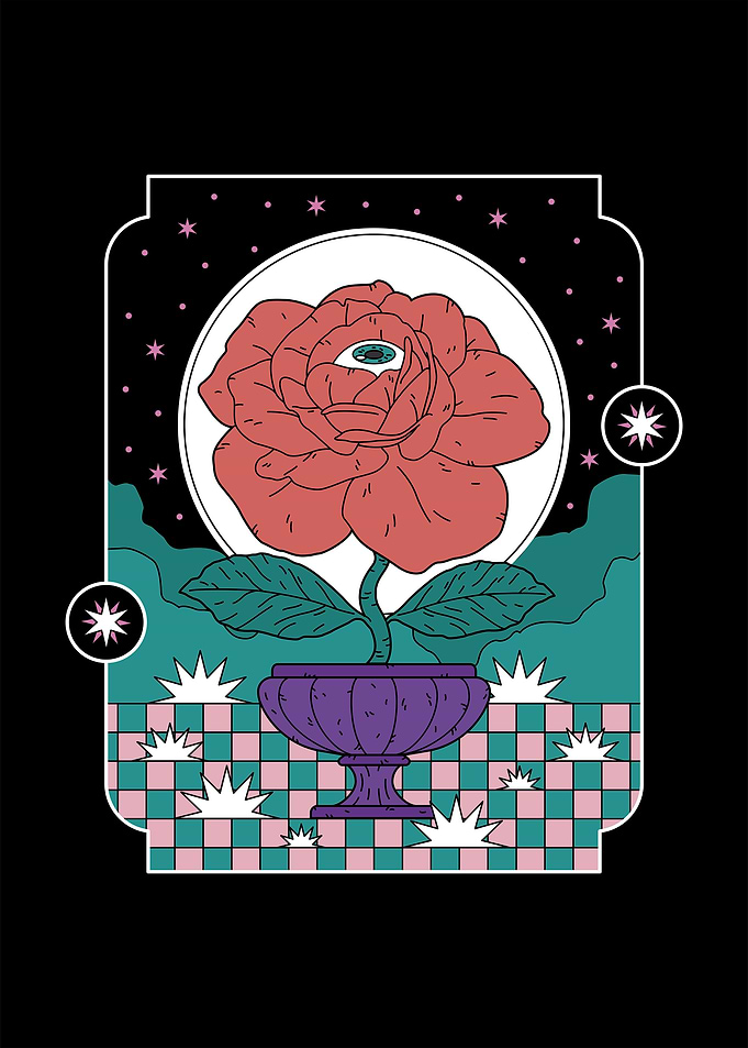 Rose With an Eye