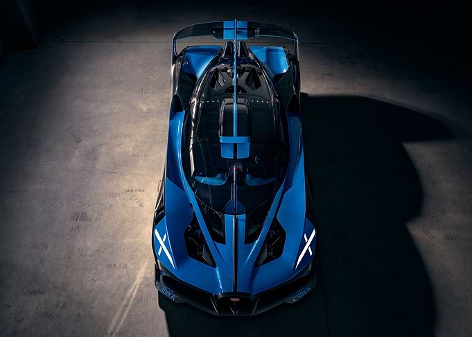 bugatti bolide blue
