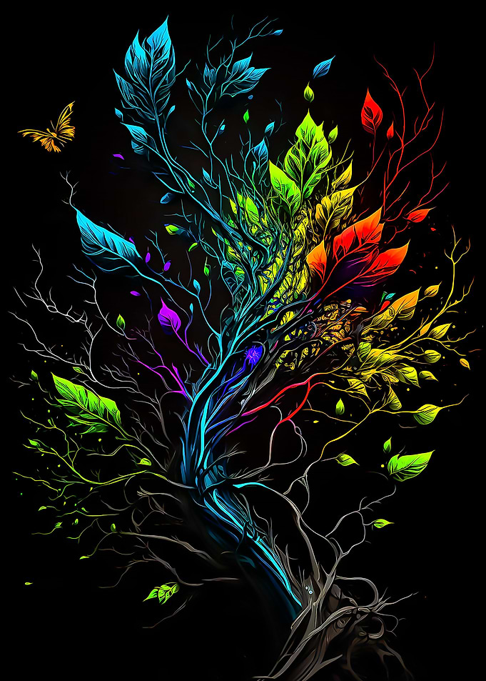 Tree Colorful