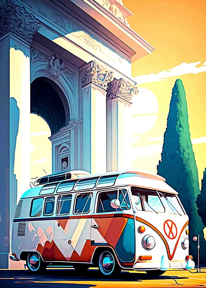 Journey with bus