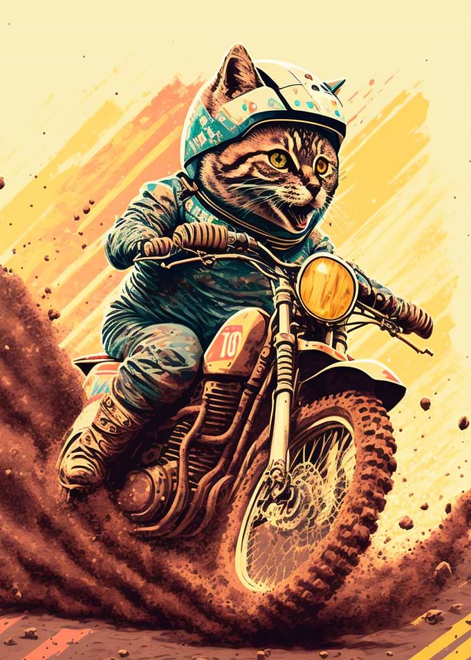 Funny Cat Astronaut Space