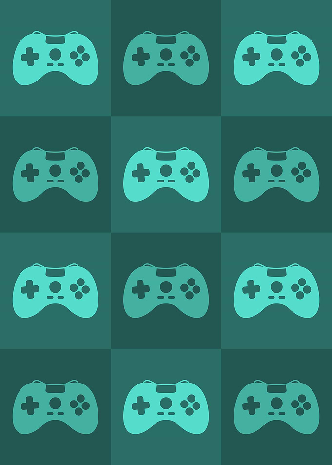 Gamer Controllers Teal