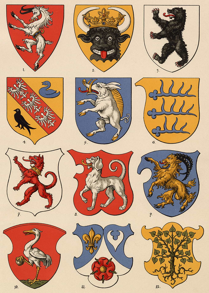 Vintege shields