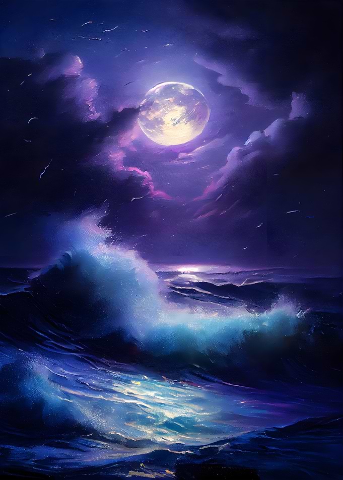 The Moon And The Sea