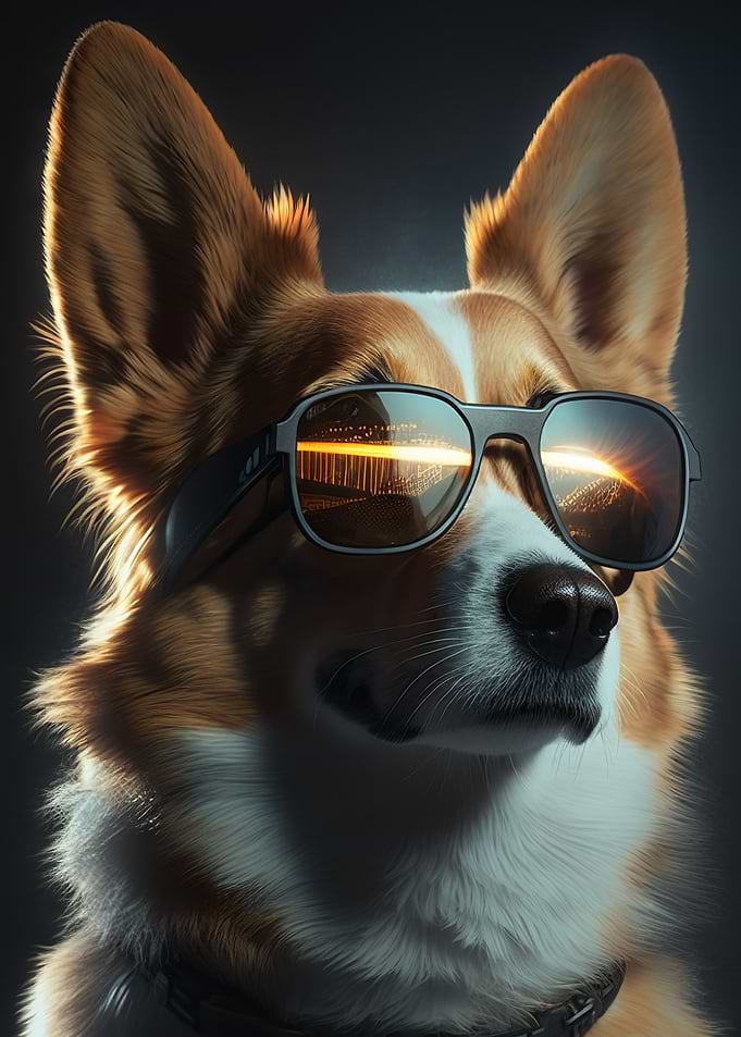 The Cool Corgi Dog