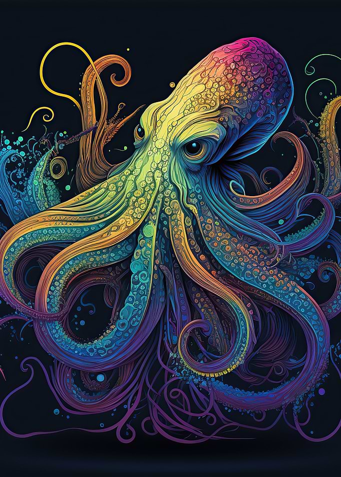 Colorful Octopus