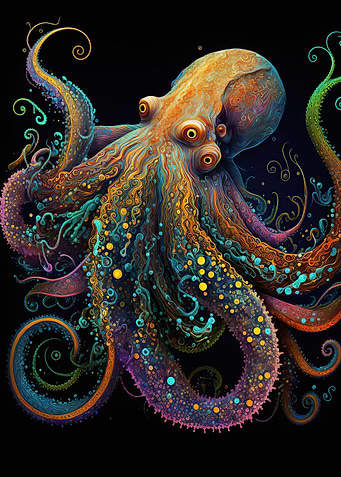 Colorful Octopus