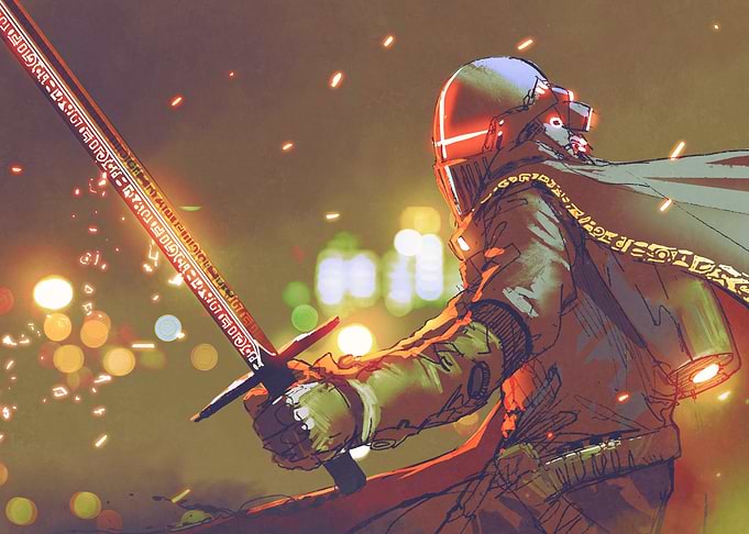Astronaut knight