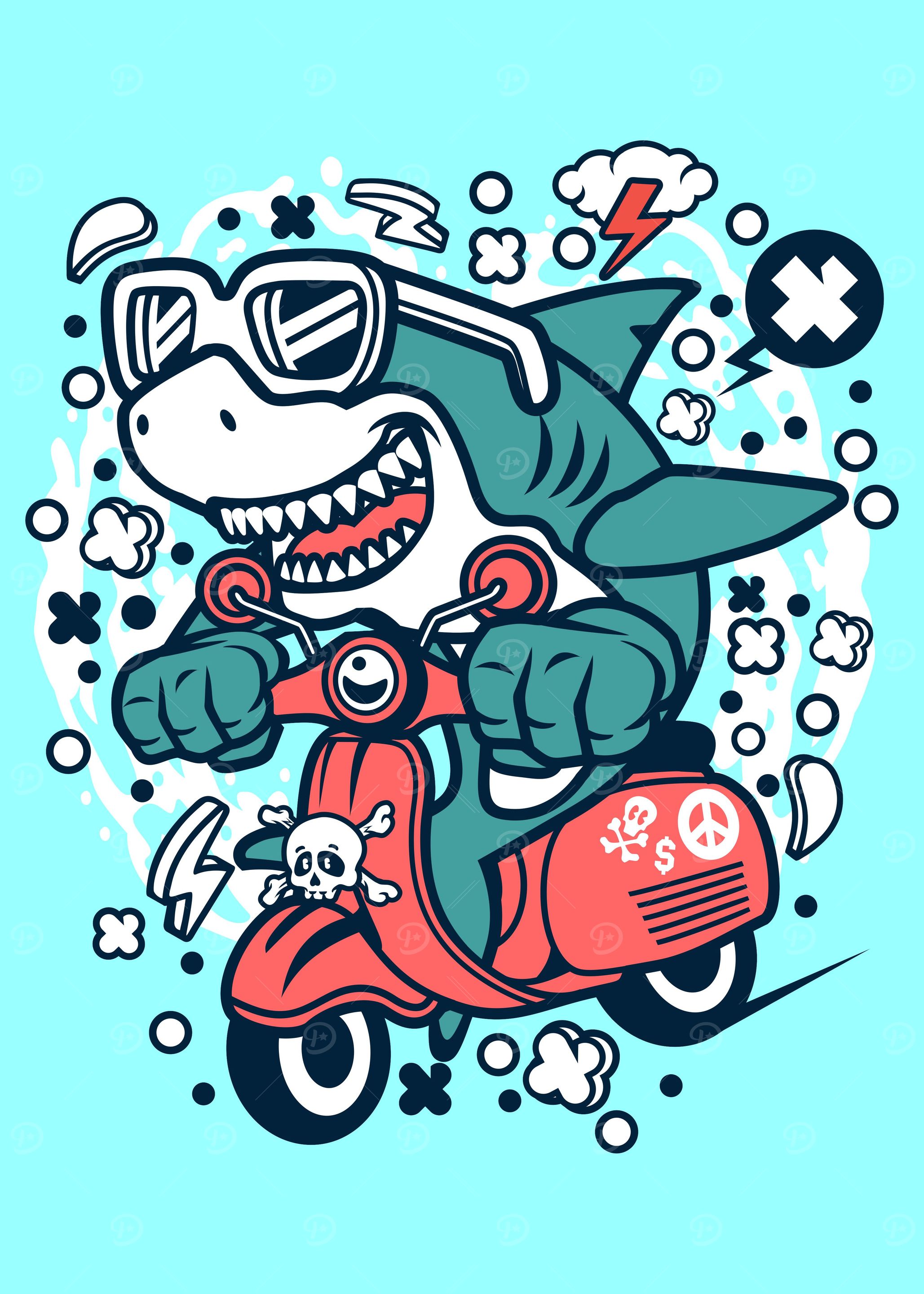 Cartoon Illustration 398