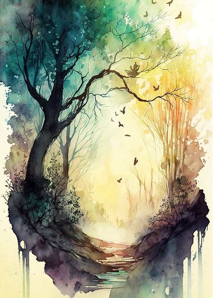 Watercolor nature 2