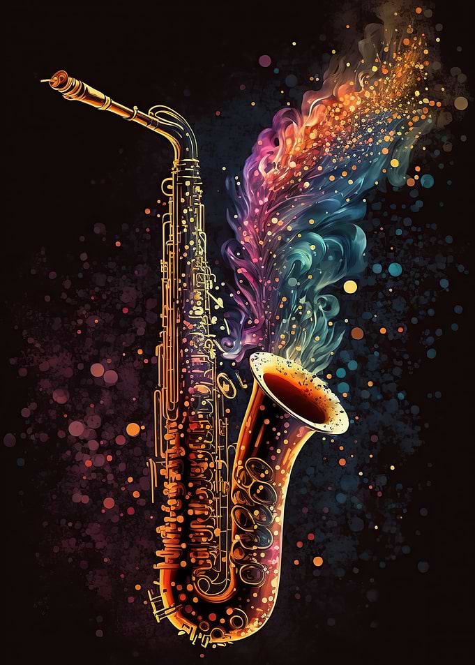 Saxophone Colorful