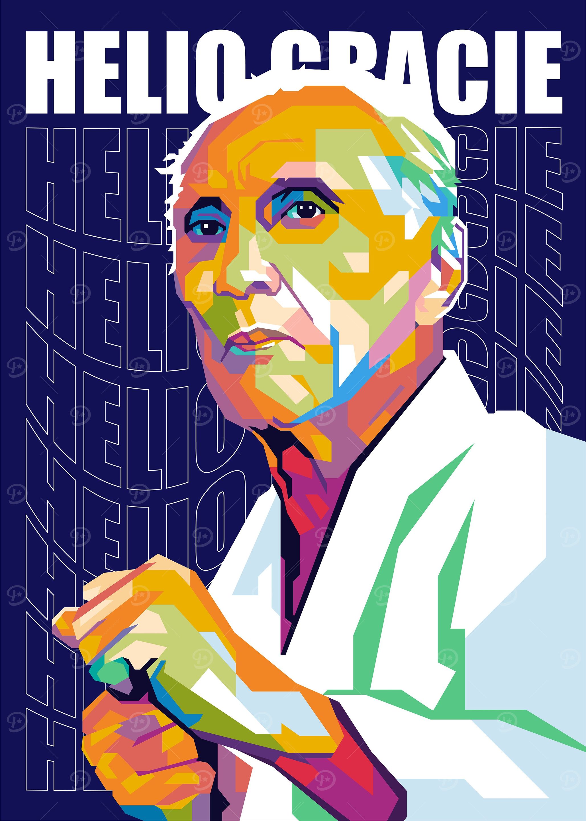 Helio Gracie Pop Art