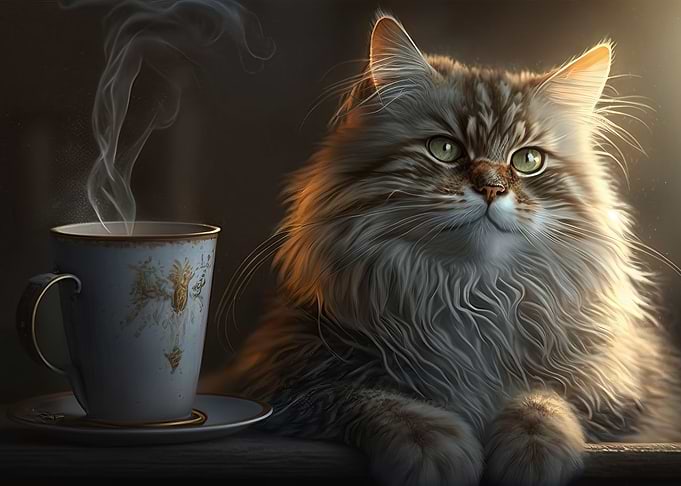 Cat and Coffee Kitchen