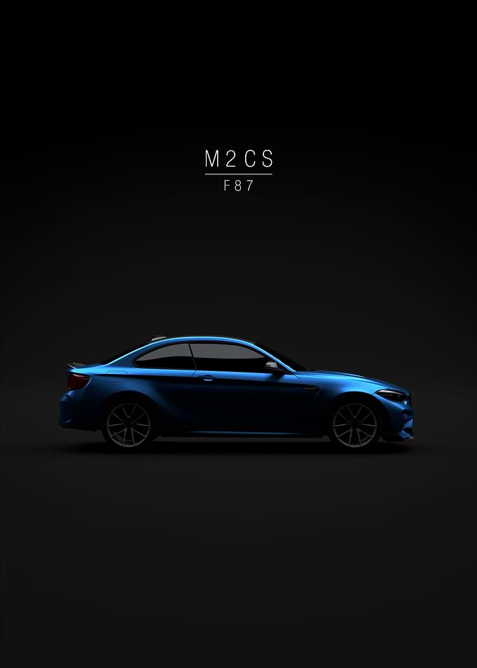 2020 BMW M2 CS Misano Blue