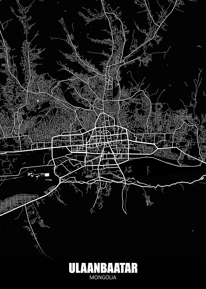 Ulaanbaatar Mongolia Map