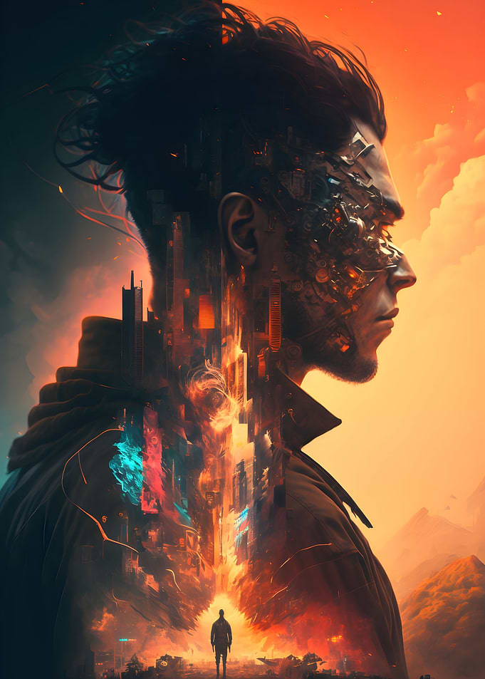 Futuristic Cyborg