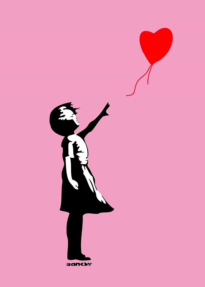 Banksy Girl with Balloon