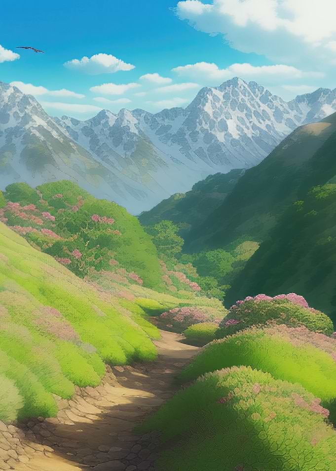 Anime Scenery of Trail