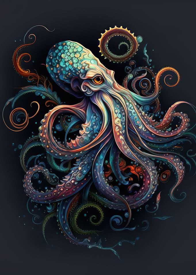 Colorful Octopus