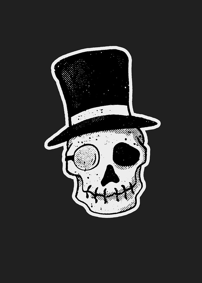 Mr Dead Gentleman Skull