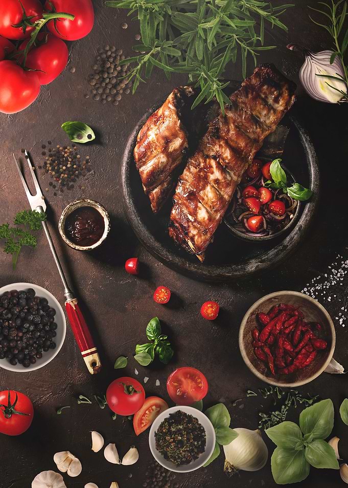 Delicious rib preparation