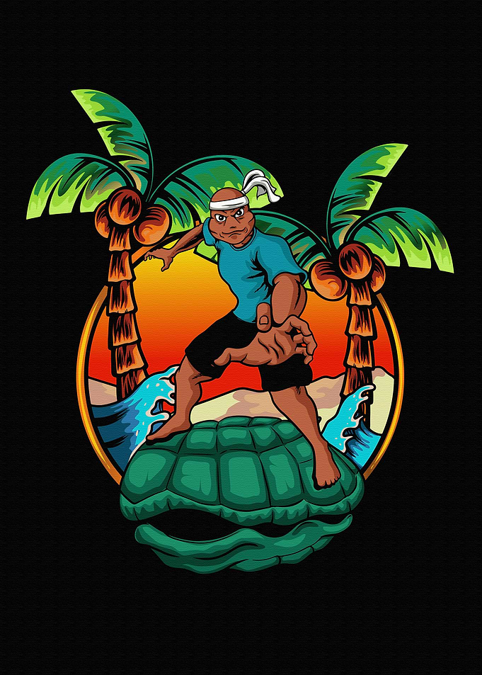 Turtle cartoon