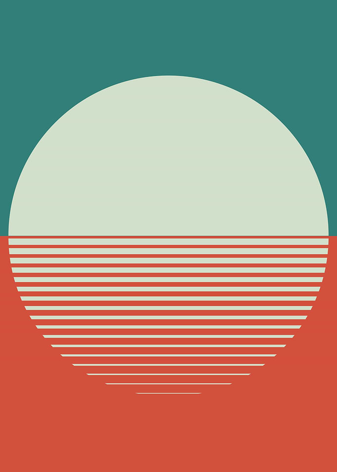 Blissful Vintage Sunset