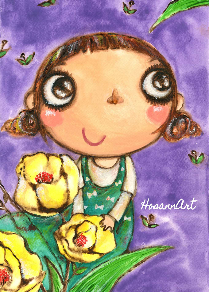 Yellow Bloom Girl