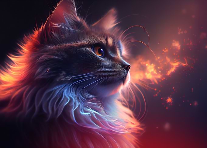 Cat portrait