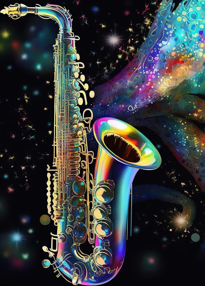 Saxophone Colorful