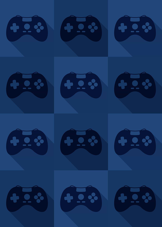 Gamer Controllers Blue